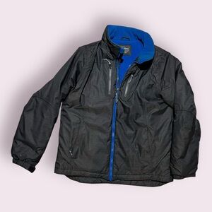 L.L.Bean Juniors Winter Jacket Juniors 18XL Gray and Blue